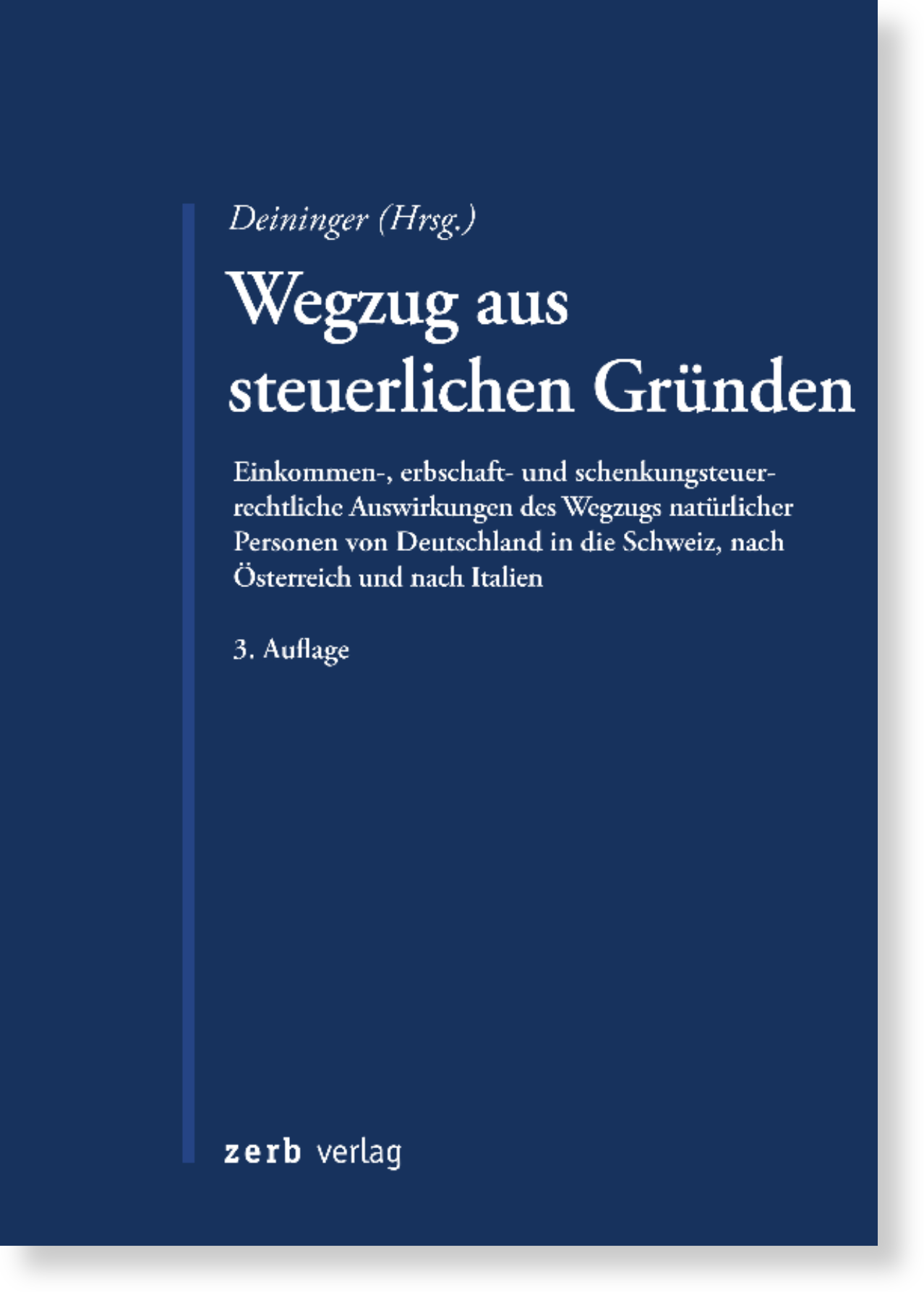 Wegzug aus steuerlichen Gründen - ISBN:  ‎ 978-3956611407